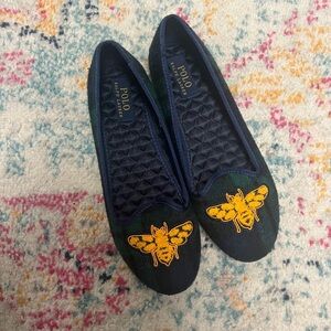 Ralph Lauren Polo Quilted Paxton wool slippers